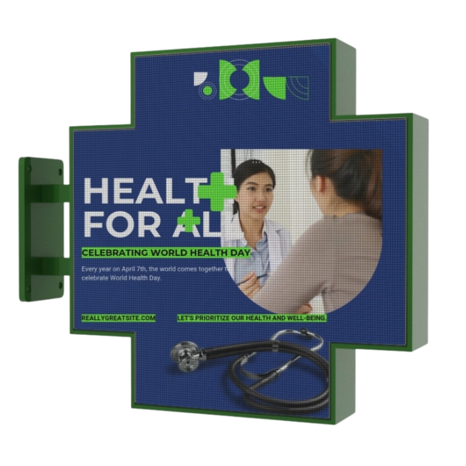 Cruz de Farmacia RGB